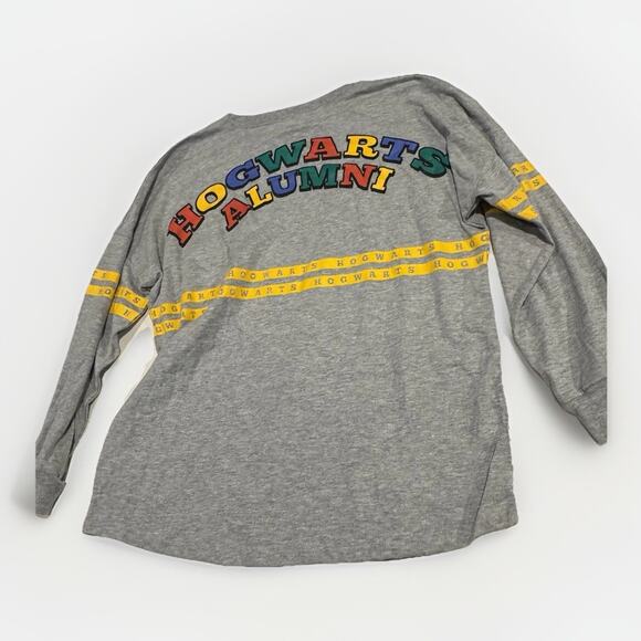 NWT Girl's Harry Potter Hogwarts Two Sided Gray Shirt, XL 14/16 - Picture 2 of 6
